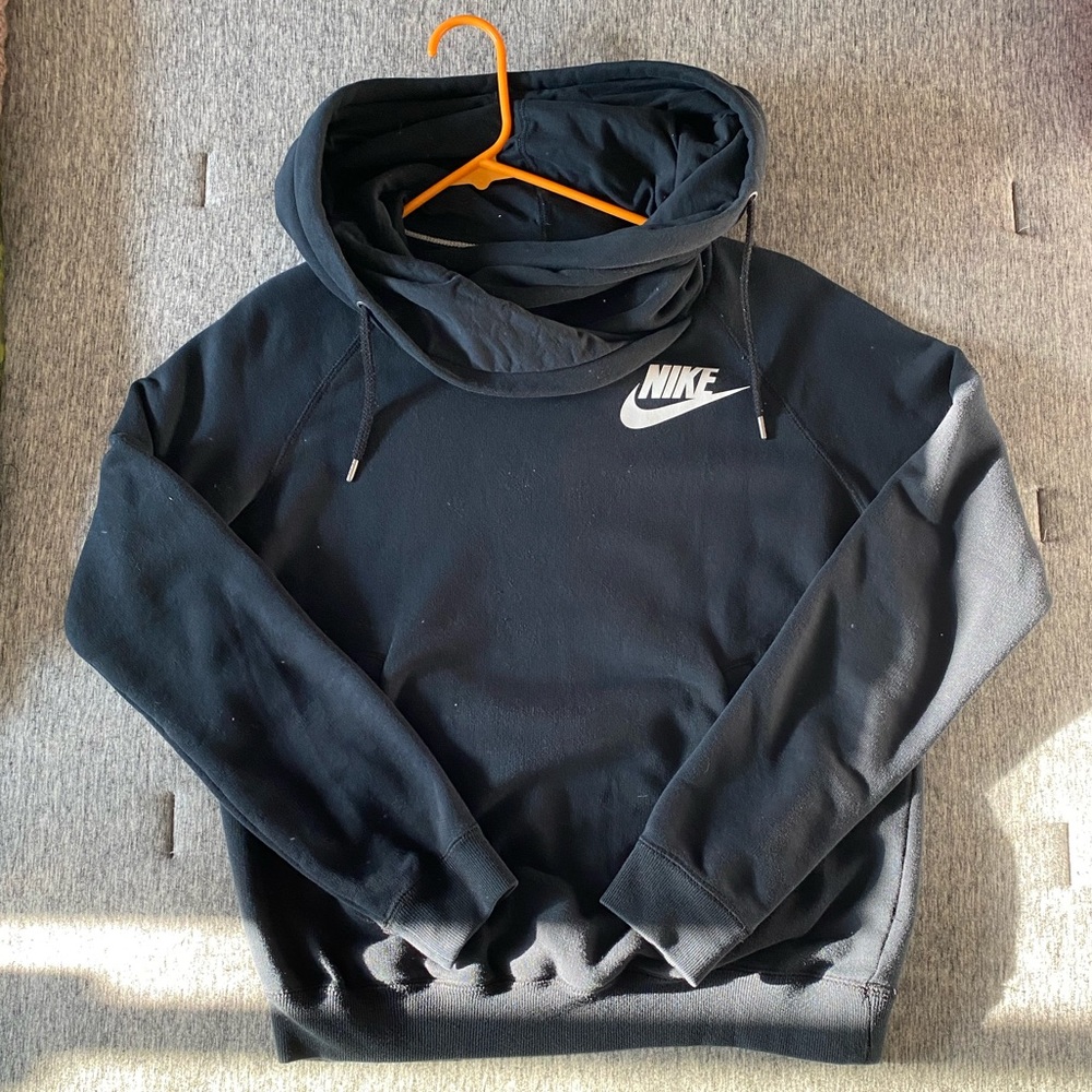 Nike Black Cowl Neck Sweatshirt